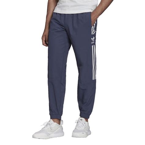 adidas jogginghose baumwolle herren dunkelblau mit bündchen|Blaue Jogginghosen .